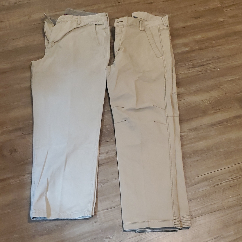 Woolrich Men's Light Khaki Chinos
